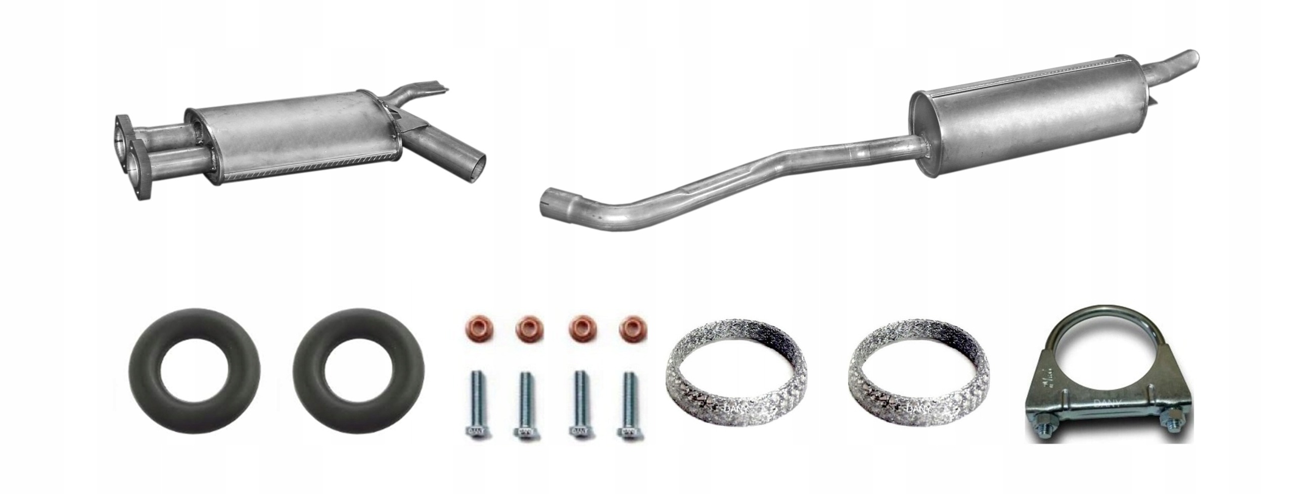 BMW 5 E34 520i 2.0 92-95kW 1988-9/1990 Tłumik Środkowy Tłumik Końcowy