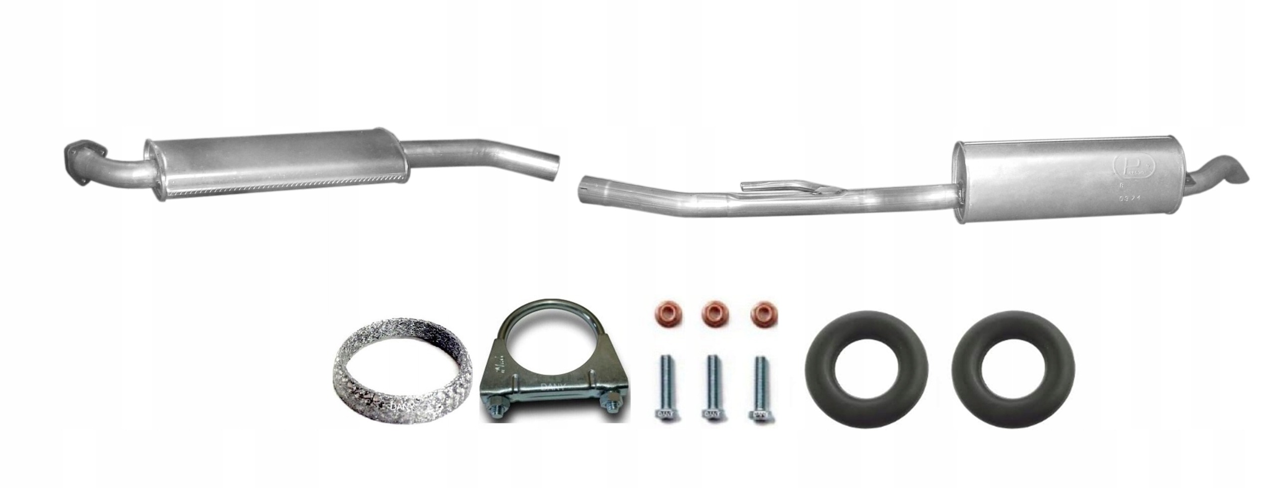 BMW 5 E34 524TD 525TDS 1988-1996 Tłumik Środkowy Tłumik Końcowy