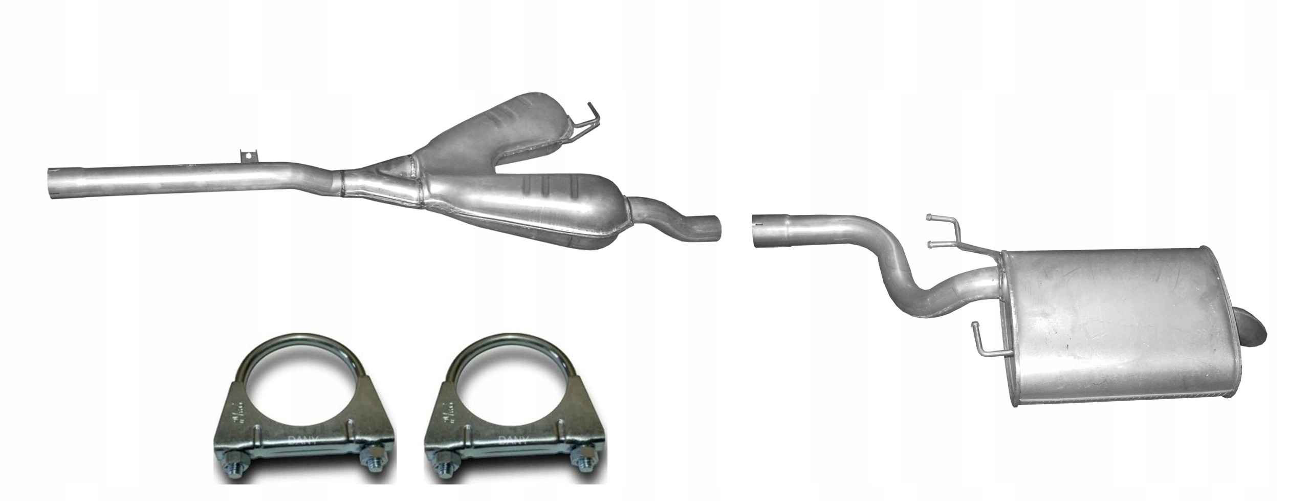 BMW 5 E39 520i 523i 2.0 2.5 1995-1998 Tłumik Środkowy Tłumik Końcowy