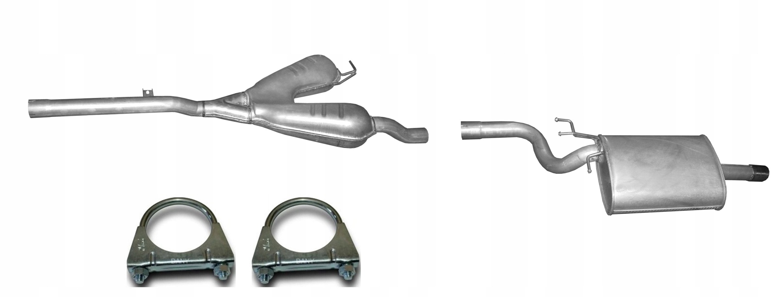 BMW 5 E39 520i 523i 2.0 2.5 1995-1998 Tłumik Środkowy Tłumik Końcowy