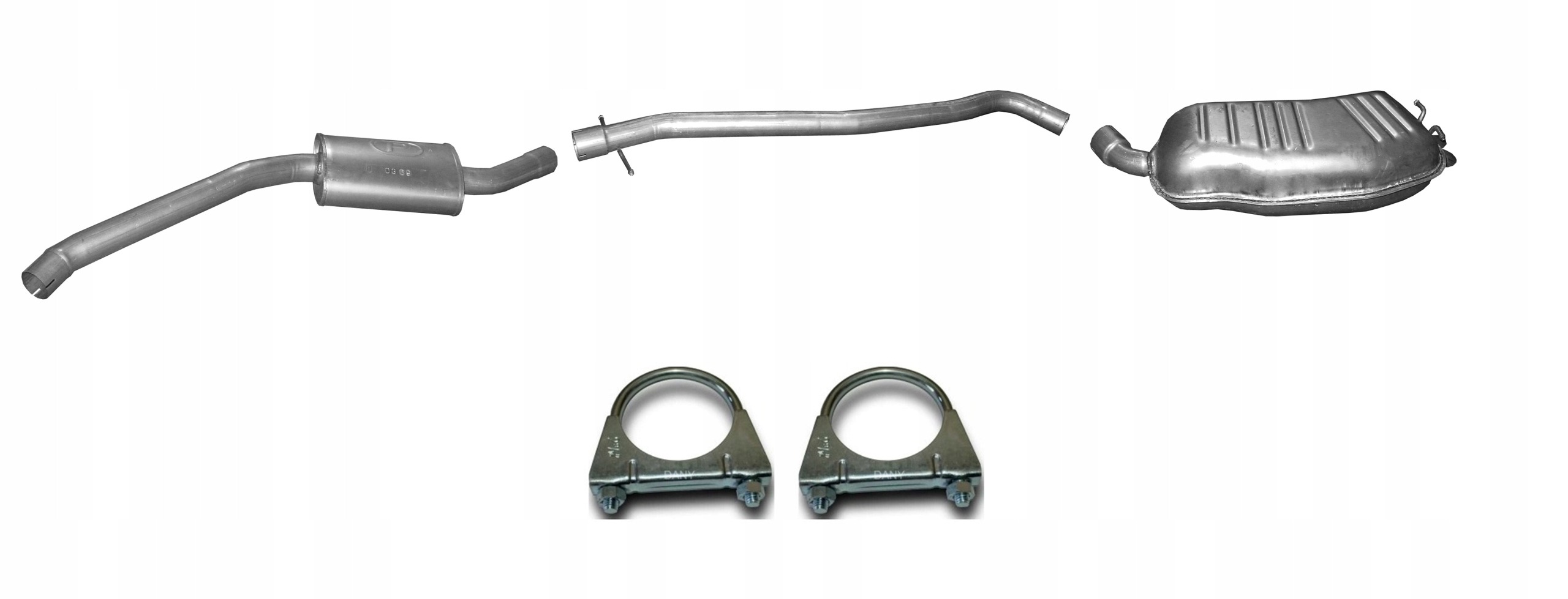 BMW X3 E83 3.0 TD 150kW + 3.0 TD 162kW 2003-2005 Tłumik Układ Wydechowy Komplet