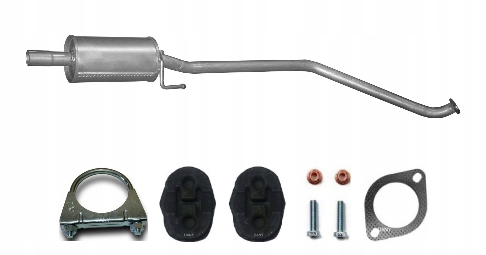 Chevrolet Spark 1.0 48-50Kw (Od 2009R.) Tłumik Środkowy