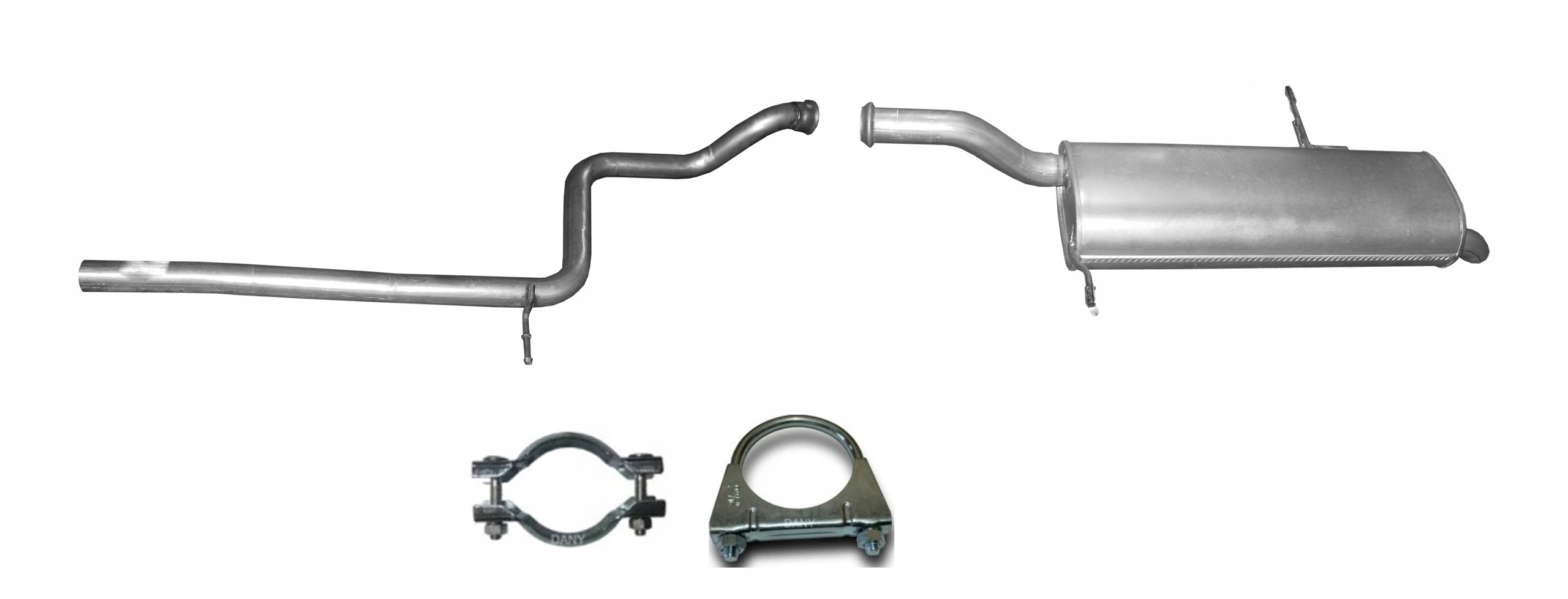 Citroen C4 Grand Picasso 1.8i 16V + 2.0i 16V 2006-2013 Rura Środkowa Tłumik Końcowy