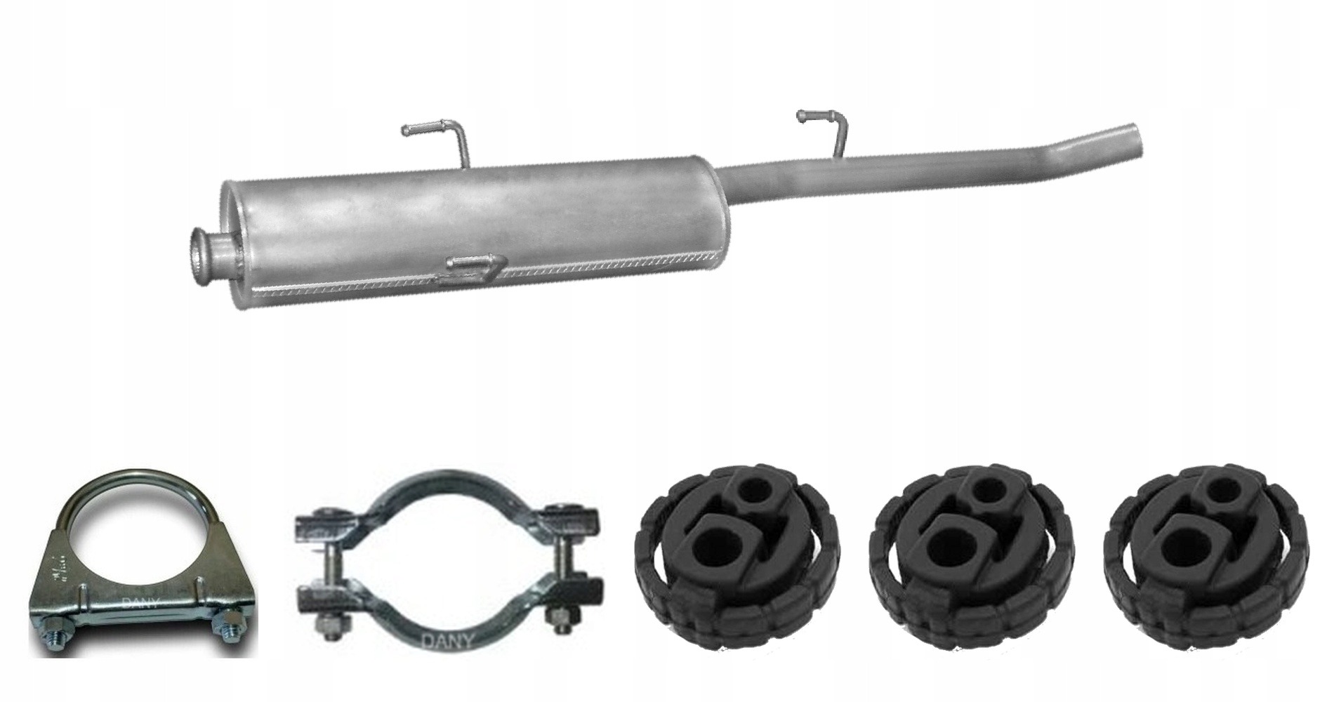 Citroen Evasion 1.9D 2.0 2.0D 2.1D (1994-2002) Tłumik Środkowy