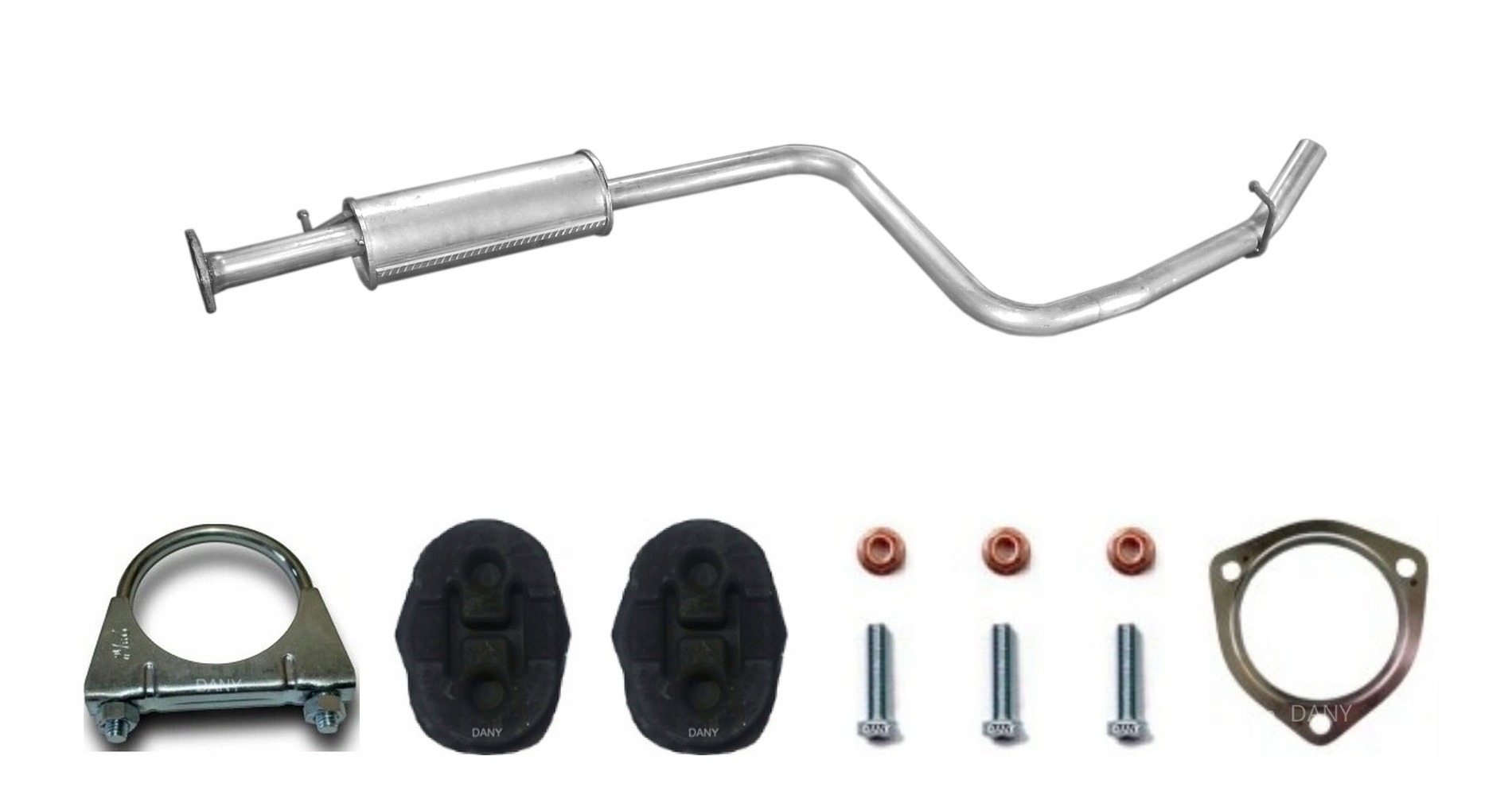 Daewoo Nubira 1.6I 16V 78Kw (1997-6/1999) Tłumik Środkowy