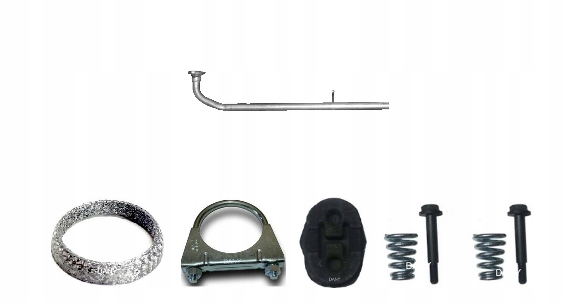 Daihatsu Domino 1.0 12V 41Kw (1998-6/2000) Tłumik Rura Kolektorowa