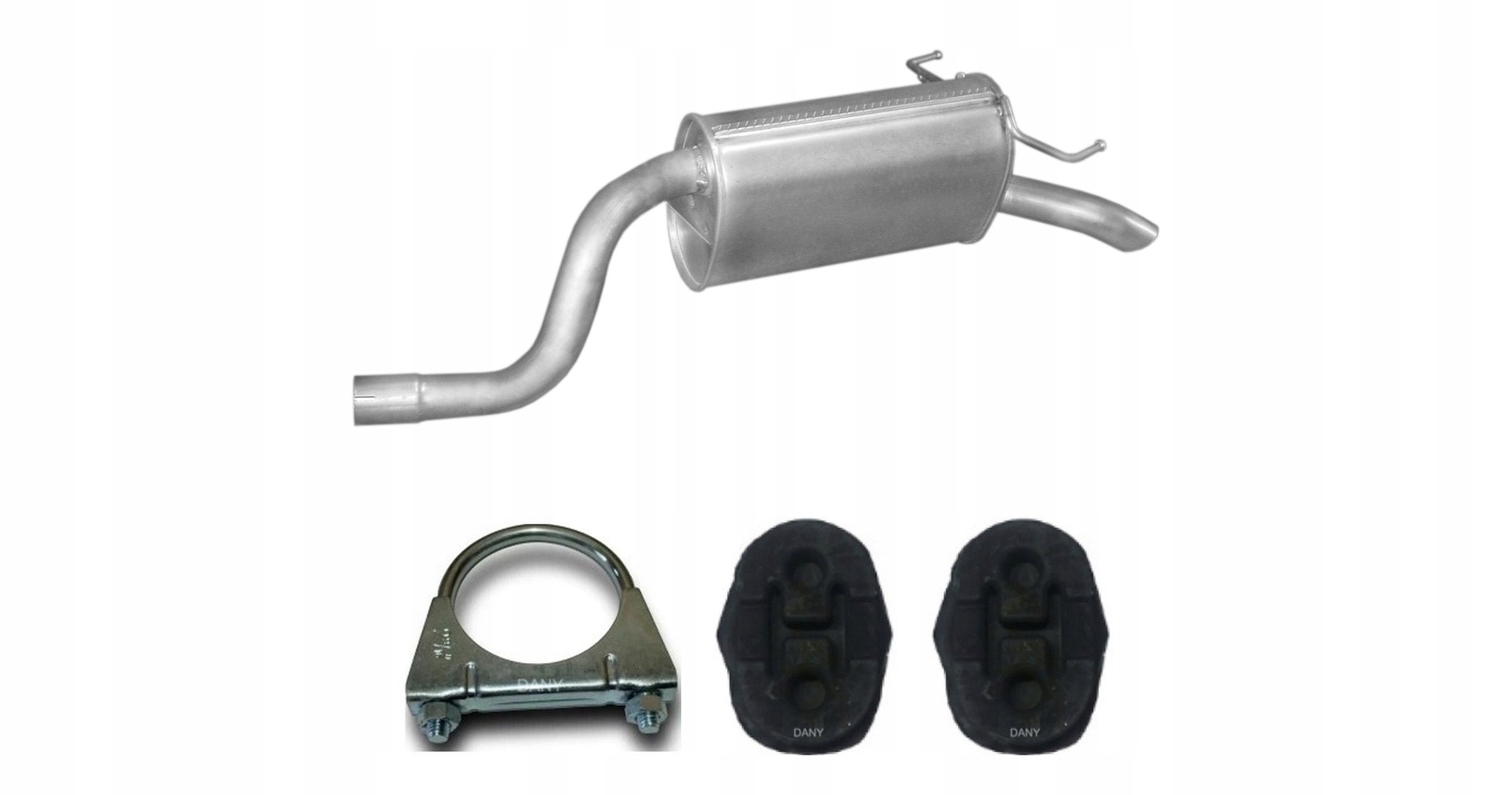 Lancia Ypsilon 1.4I 16V 70Kw (Od 2004R.) Tłumik Końcowy