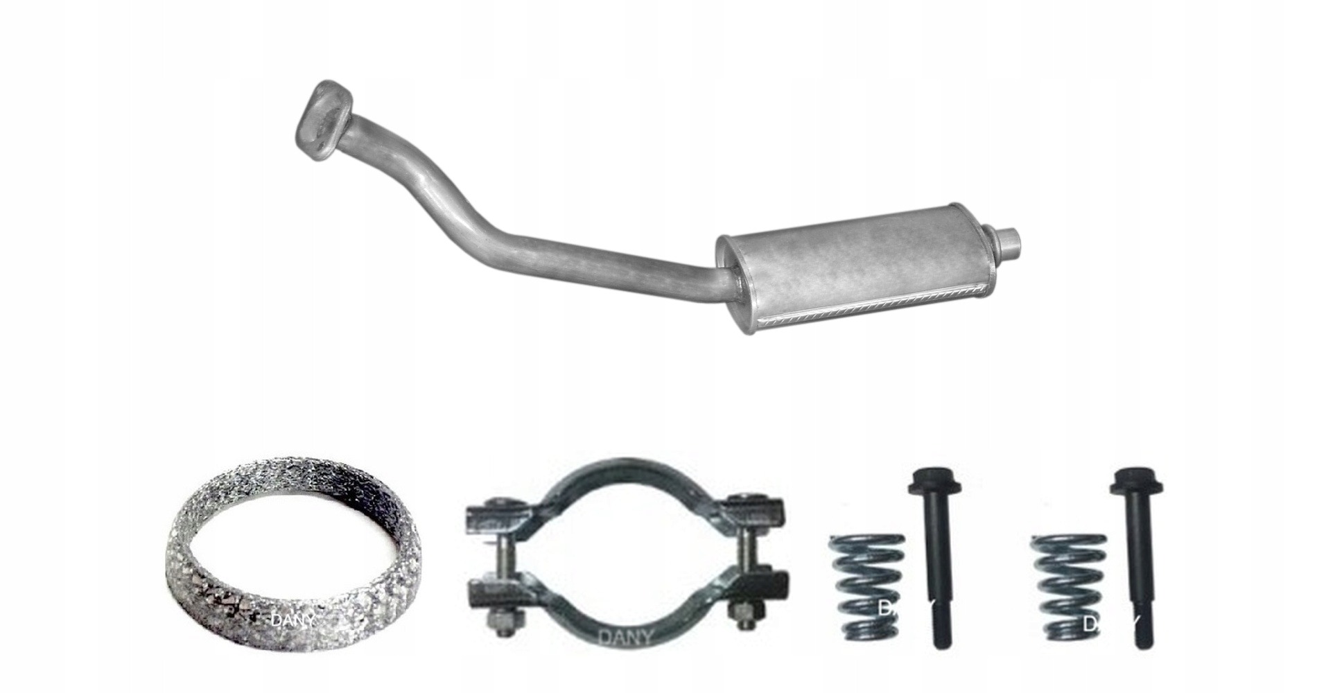 Peugeot Partner 1.9 D 1999-2002 Tłumik Początkowy