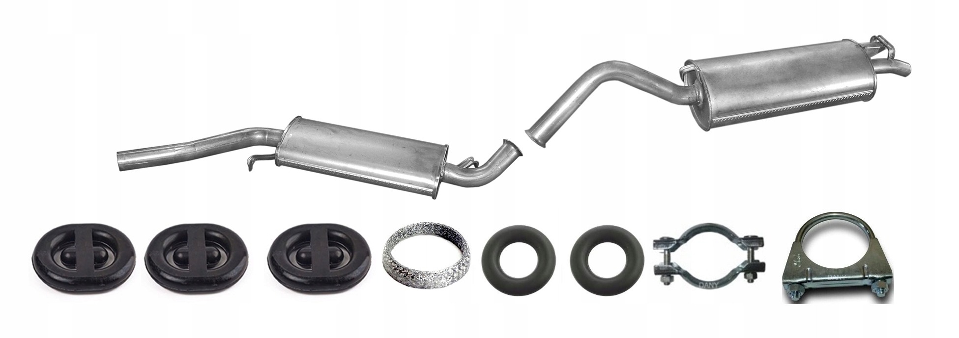 Audi 100 2.2 2.3 (1984-1991) Tłumik Środkowy Tłumik Końcowy