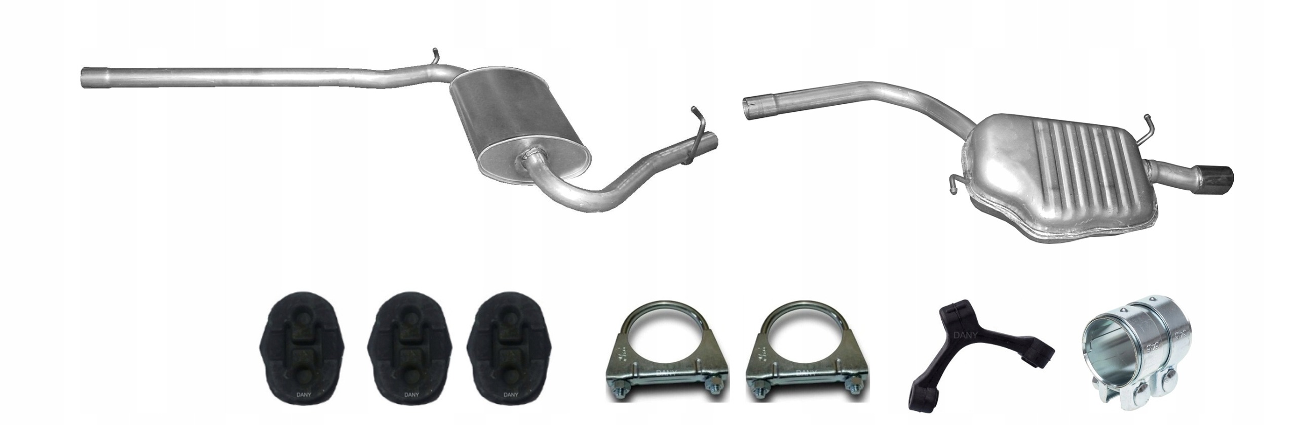 Audi A4 B6 B7 1.6 75kW (2000-6/2008) Tłumik Środkowy Tłumik Końcowy