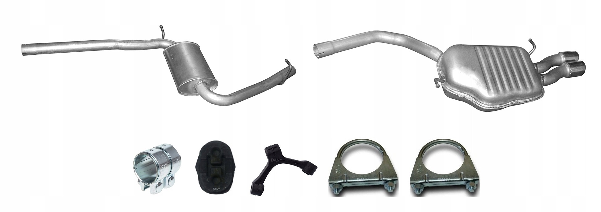 Audi A4 B7 1.9 2.0 TDi (2004-2008) Tłumik Środkowy Tłumik Końcowy