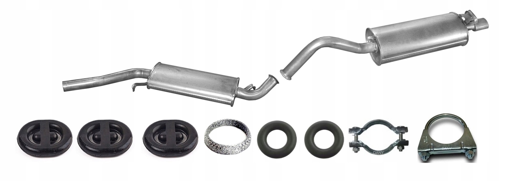 Audi A6 C4 1.8 2.0 2.3 (1994-1996) Tłumik Środkowy Tłumik Końcowy