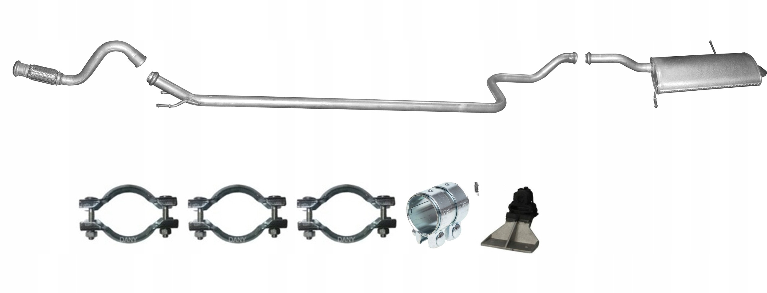 Citroen C4 Grand Picasso 1.6 (2006-2/2010) Tłumik Układ Wydechowy Komplet