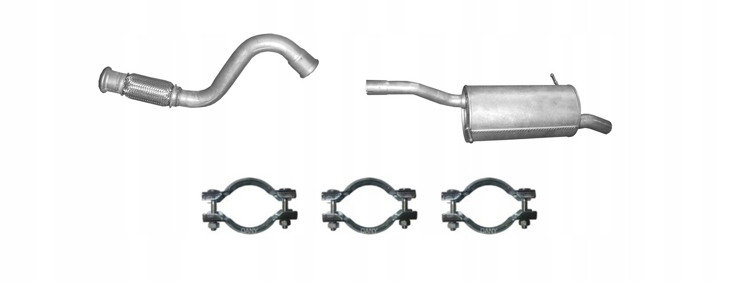 Citroen C4 Grand Picasso 1.6 (2010-2013) Rura Kolektorowa Tłumik Końcowy