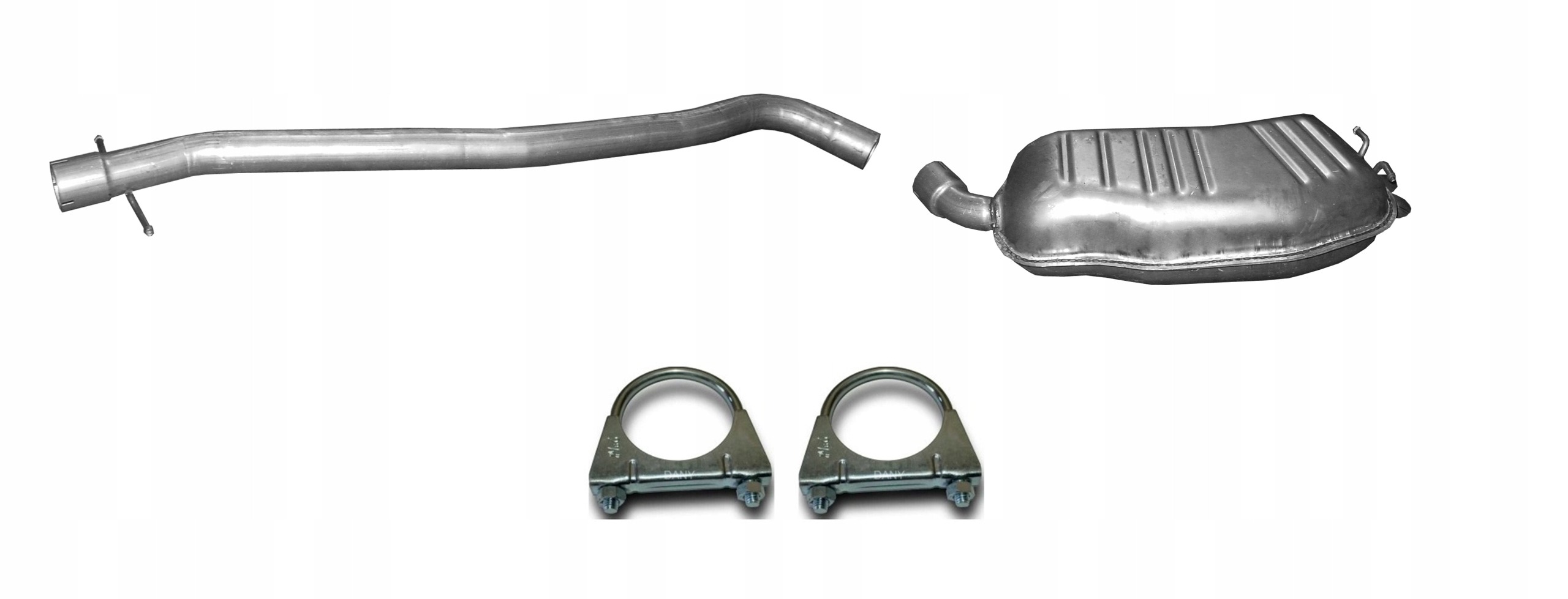 BMW X3 E83 3.0 TD 2003-2005 Rura Łącząca Tłumik Końcowy